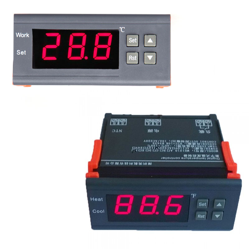 Digital thermometer Temperature Controller mini thermostat thermal regulator Thermocouple 50~110 Celsius Degree with Sensor