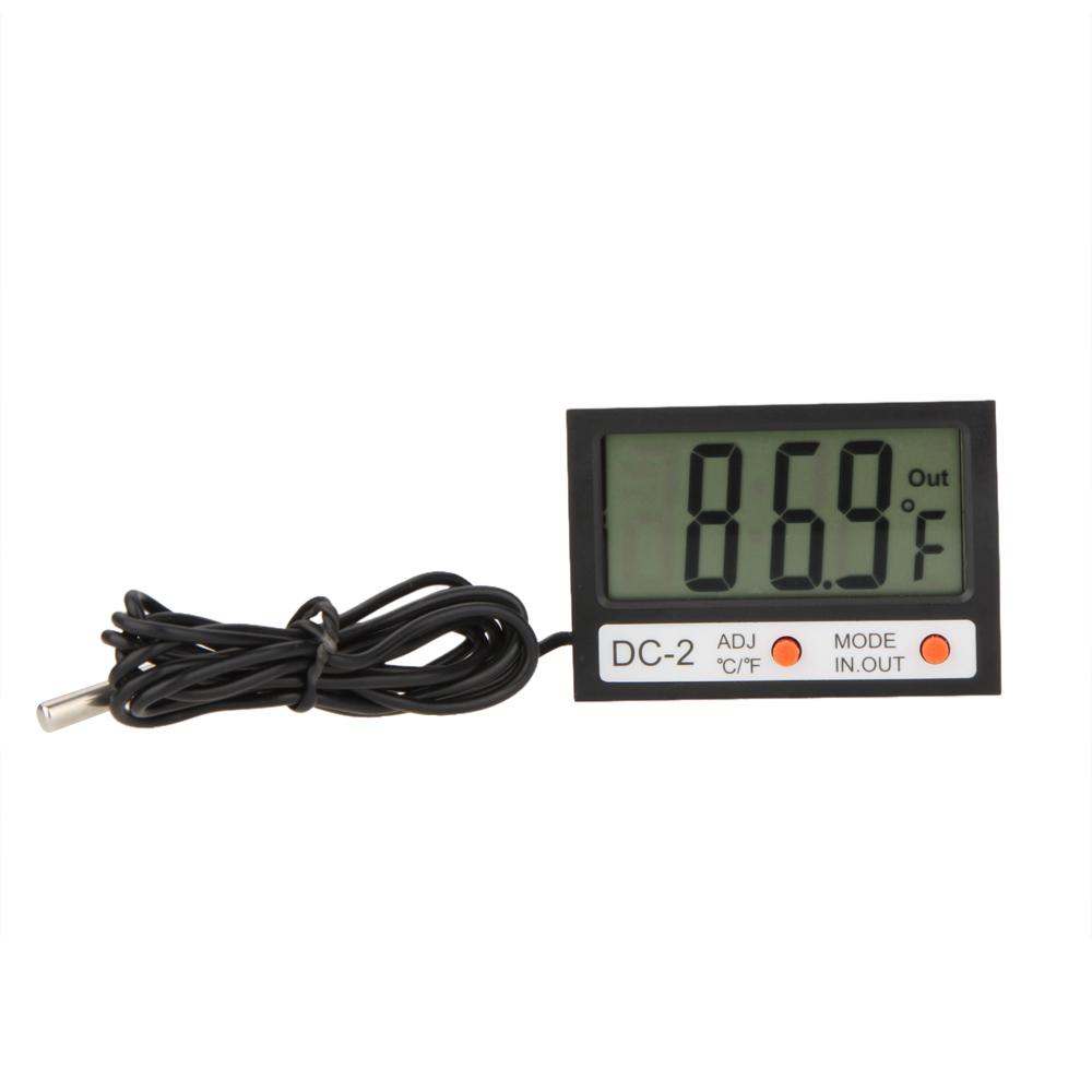 Mini LCD Digital Thermometer Multifunctional Temperature Meter Time Clock Indoor Outdoor Weather Station Tester Diagnostic tool