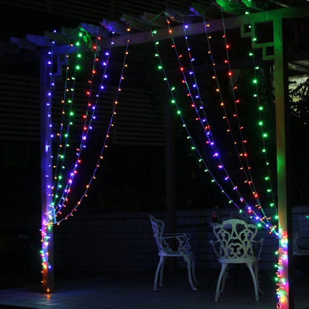  Christmas  Outdoor Decoration  3M X 1M Curtain Icicle String 