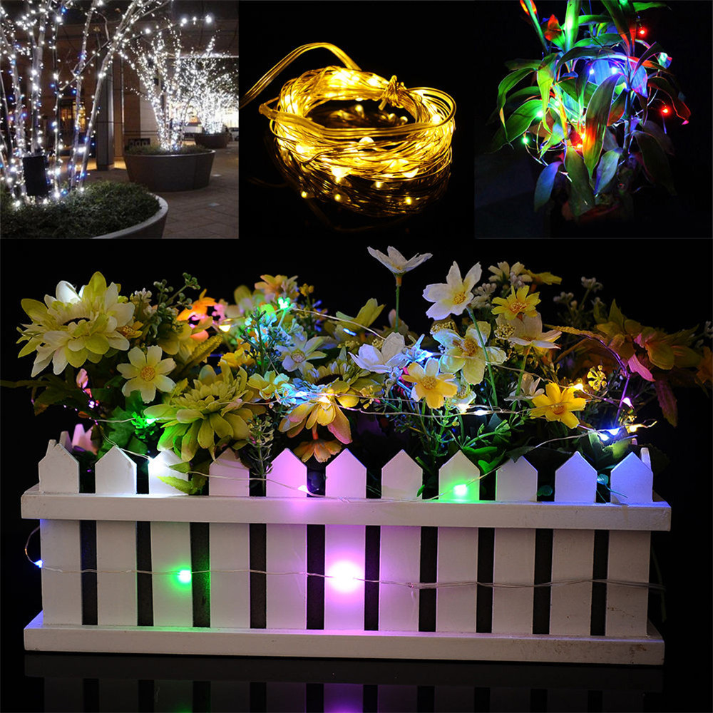 4M 13FT 40led 3 AA Battery Powered Decoration LED Copper Wire Fairy String Lights Lamps for Christmas Holiday Wedding Party