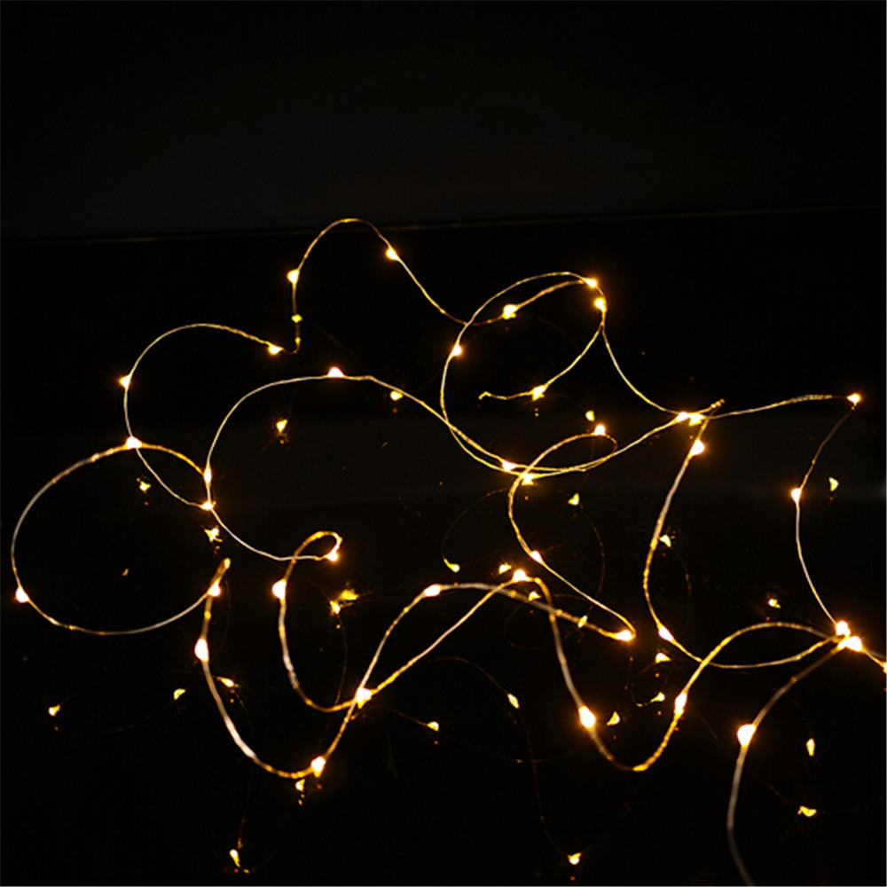 3M 10FT 30 LEDS 5V string Silver Copper Wire LED light 4.5V Waterproof LED String light Holiday Light Christmas Lights