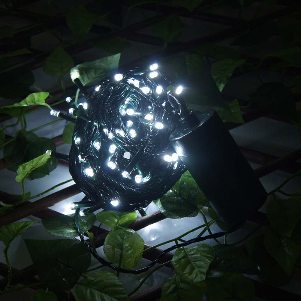 Blue Warm White Multicolor 40M 300 LED Battery Lights String Fairy Outdoor Garden Waterproof Christmas Party Decoration Lamp