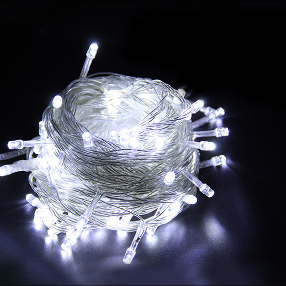 Outdoor Waterproof Led String Light 10M 100led AC110V or AC220V Led Christmas Light With Female Male connector