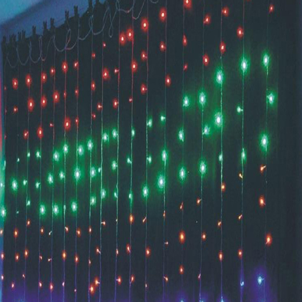 220V 6M x 3M 750 LED String Lights Curtain Lights for Home Decoration and Christmas Party (EURO plug)