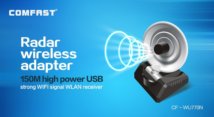 RALINK3070L 150M high power usb radar antenna wifi adapter wireless signal receiver emitter Comfast CF WU770N