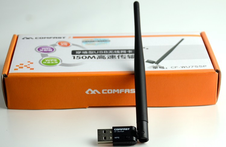20pieces lot 150M WPS USB Wifi Receiver Emitter Realtek RTL8188EUS 5dBi High Gain Antenna Wireless Network Card