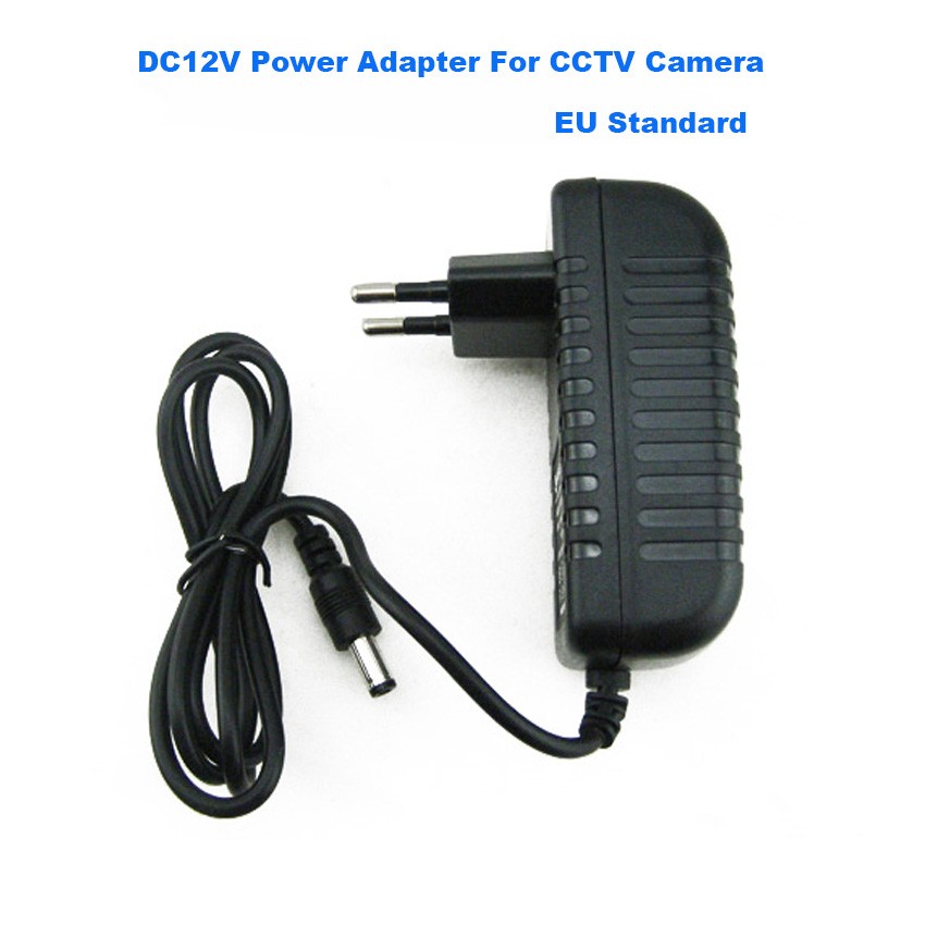 CCTV accessories DC12V 2A European plug Power Adapter For CCTV Camera