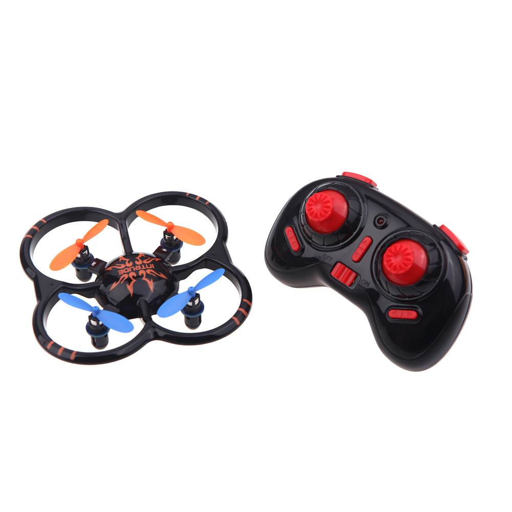 U207 RC Helicopter 6 Axis Gyro 4CH Radio Controll mini Quadcopter Black/Orange Color UFO Toys w/ LED Lights For Children Gift