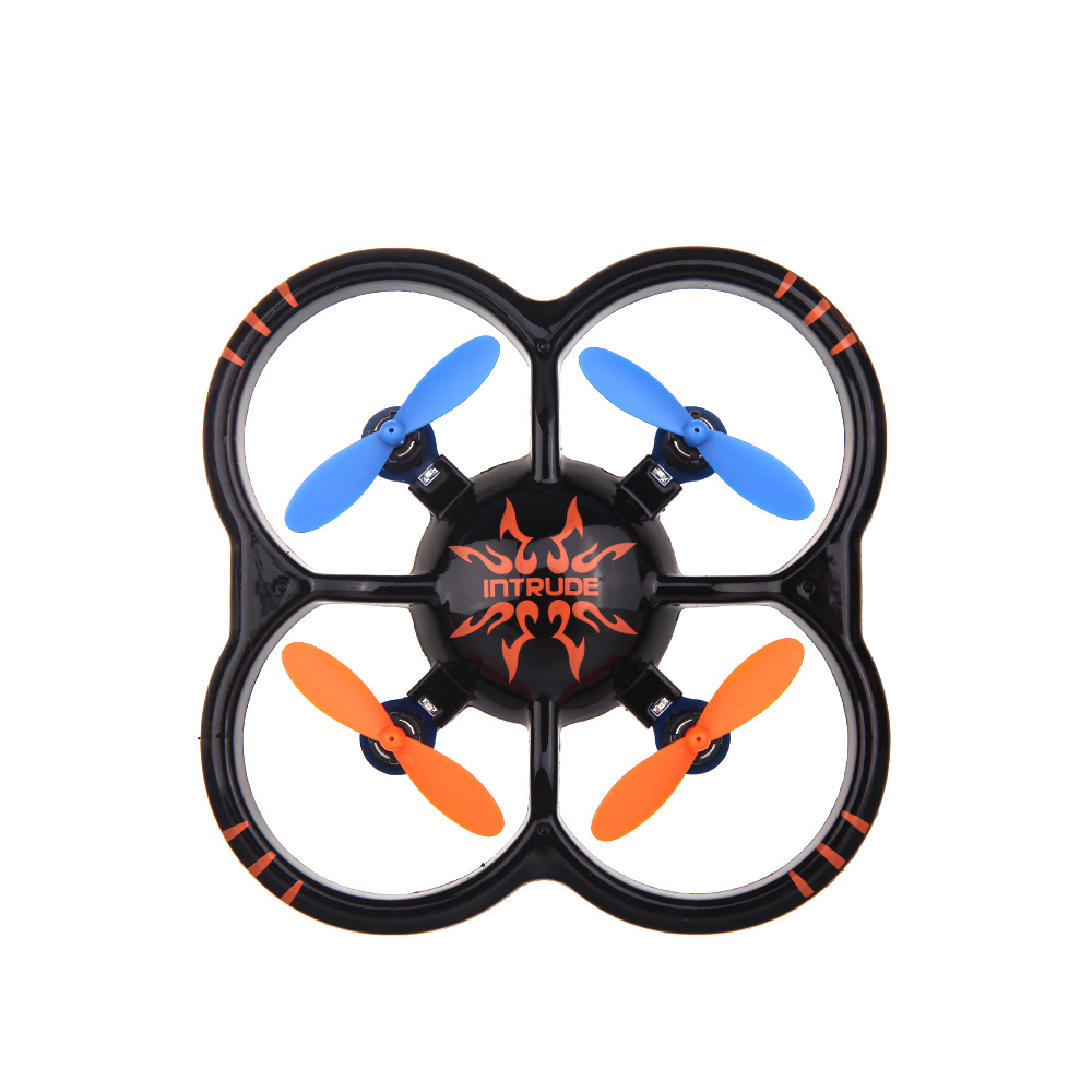 U207 RC Helicopter 6 Axis Gyro 4CH Radio Controll mini Quadcopter Black/Orange Color UFO Toys w/ LED Lights For Children Gift