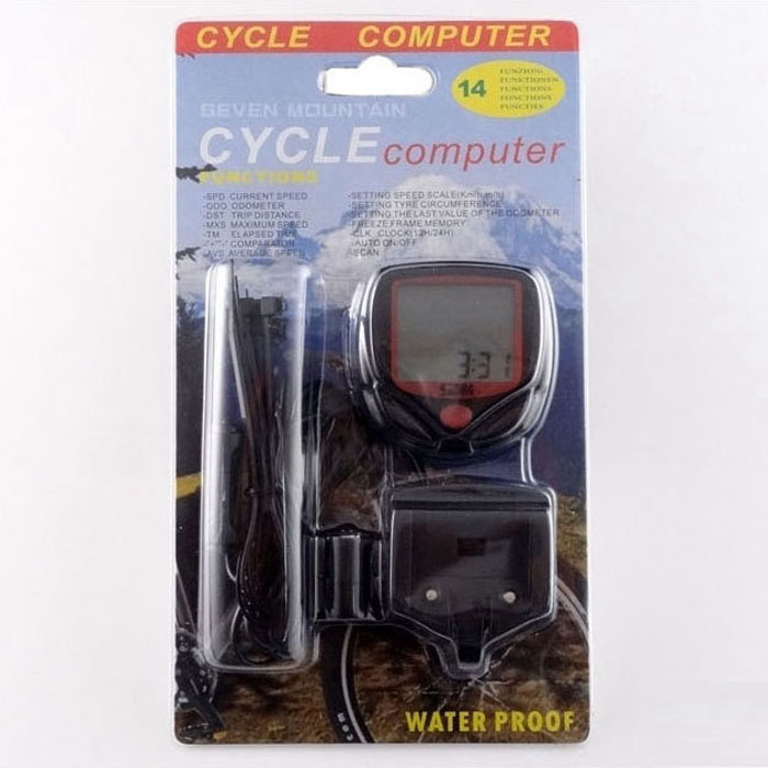 New SD 548B Bike Bicycle Cycling Computer LCD Odometer Speedometer Jecksion