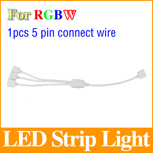 5-Core Flat RGBW LED Connection Cable - 5x0.14mm² Stranded Copper Wire (PVC)