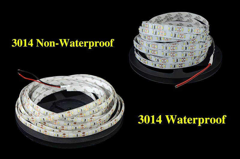 5m 3014 3528 led strip DC12V smd 60led m ip65 waterproof flexible light +2A transformer white warm white red green blue LS55