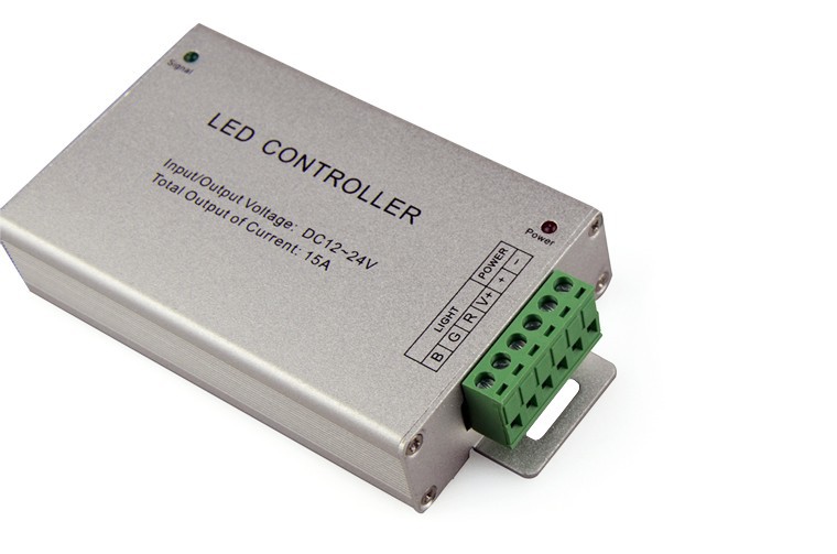 LED Controller DC 12 24V Current 15A 24 Keys RF Remote Dimmer For 5050 3528 SMD RGB LED Strip CR01