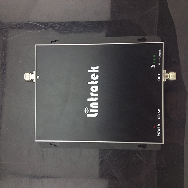 Lintratek Cell Phone Signal Repeater 70dB Signal Amplifier UMTS 850Mhz 2100MHz UMTS CDMA Dual Band Signal Booster