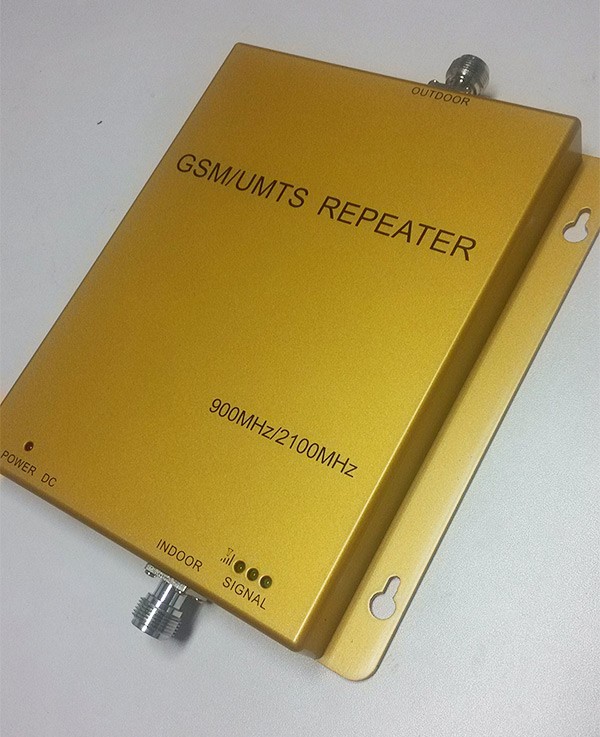 GSM 3G Dual Band Signal Repeater GSM 900mhz WCDMA 2100mhz 27dBm GSM UMTS 3G Signal Booster Full Kits Panel Antenna