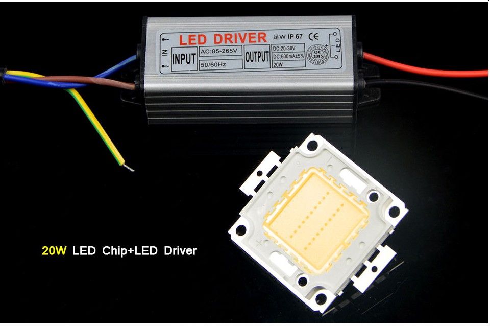 LED COB Chip bulb lamp 10W 20W 30W 50W 100W 30V 36V 220V 110V LED Driver adapter lighting Transformer Flood light Spot light