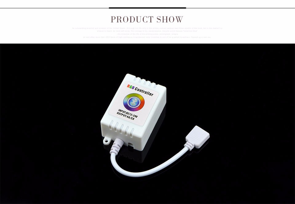 DC12V 24V Bluetooth LED RGB Controller Music Sound APP Control LED Strip light Compatible with IOS 6.0 Android 4.0