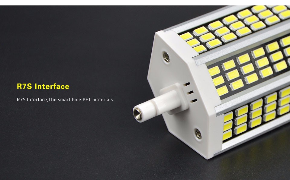 220V SMD 5736 R7S LED spot Light 5W 10W 13W 20W 78 189mm LED Horizontal Plug Bulb For spotlight replace halogen lamp Floodlight