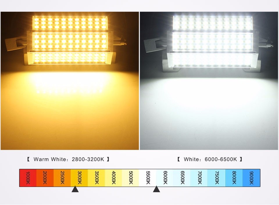 220V R7S LED flood Light 5W 10W 13W 20W SMD 5736 78mm 118mm 135mm 189mm LED Spotlight lamp Bulb For square outdoor Floodlight