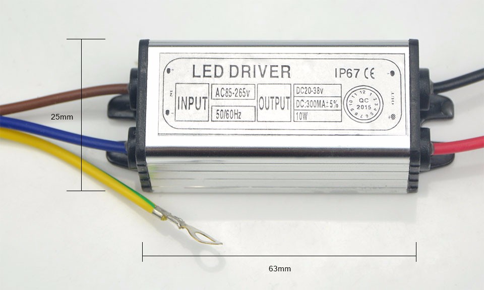 1X 85V 265V AC To DC 24V 38V light Transformer Adapter For 10W 20W 30W 50W LED lamp Chip Power Driver Floodlight Spotlight Bulb