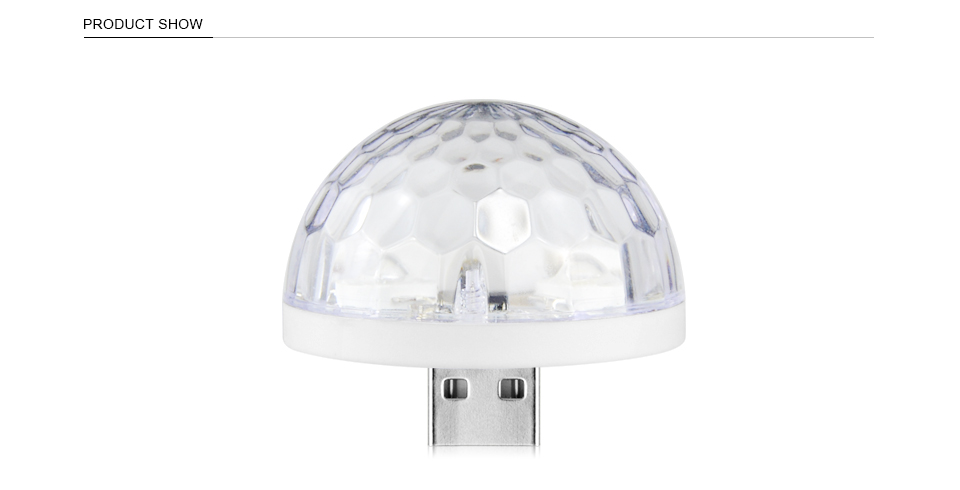 3W DC 5V RGB LED Bulb lamp USB Power Music Sound Control Stage light KTV Disco Microphone lighting Type C Micro Lightning