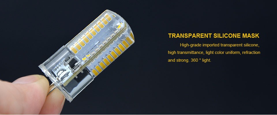 Dimmable G9 G4 E11 E12 E14 E17 LED lamp 110 220V 64LEDs Corn Bulb For Crystal Chandelier Candle Spotlight Replace Halogen light