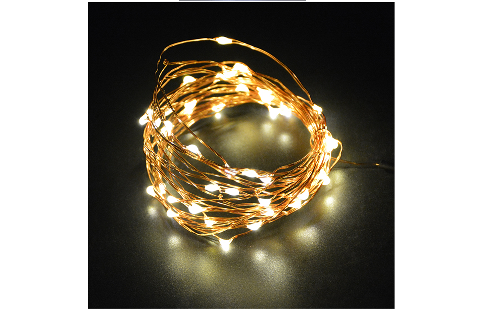 Waterproof 5M/10M USB Copper Wire LED String Fairy Lights Home Party Xmas Decor