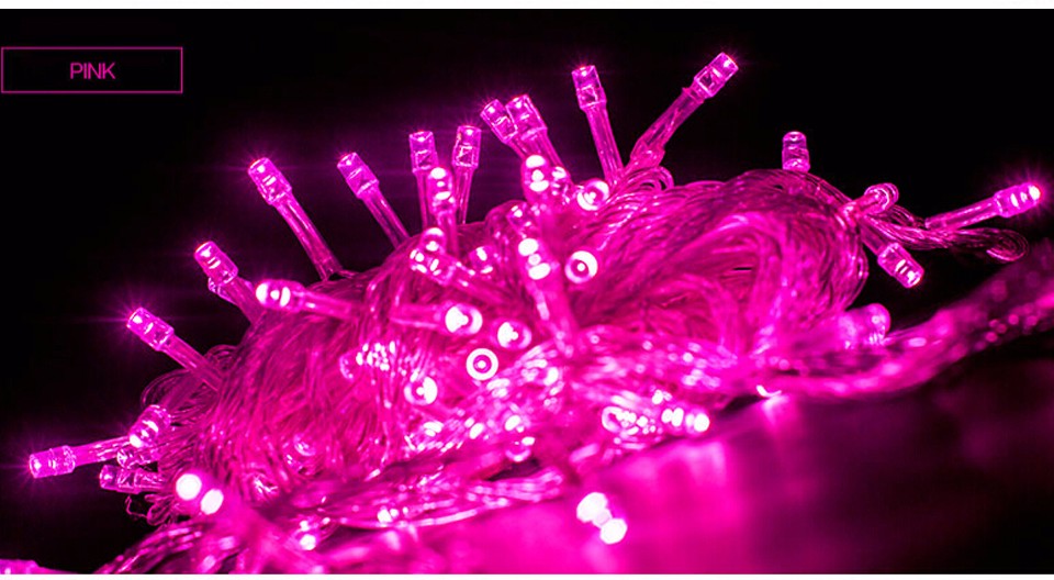 10M EU US LED Strip light Christmas Wedding Party Festival WaterProof Decoration Holiday 100 LEDs String lamp 110V 220V