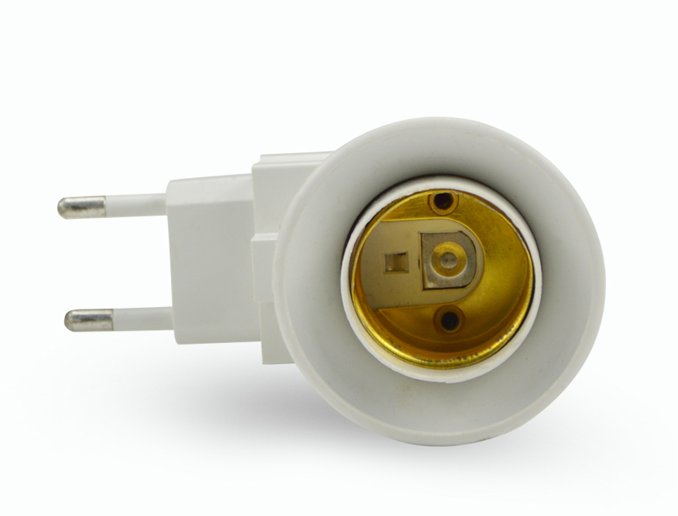 EU Plug to E27 Lamp hold base RGB LED Night light 85 265V E27 3W LED Stage light Christmas Projector LED Bulb holiday Lamp bases