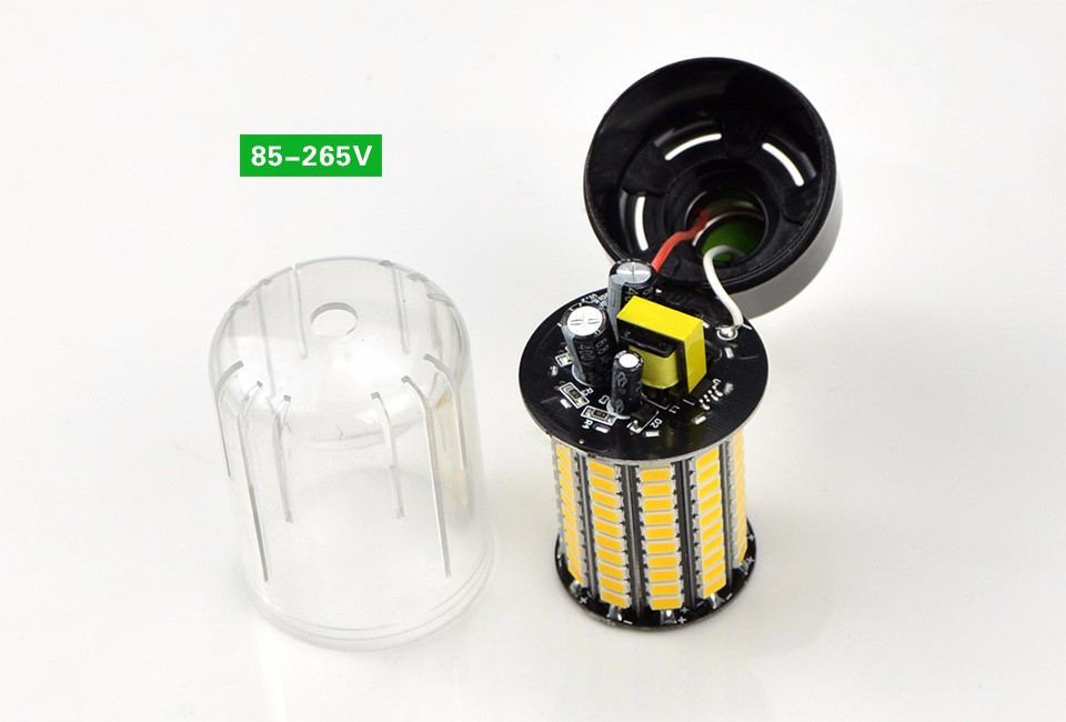 DIY Smart PIR Induction Infrared Motion Sensor lamp Base Holder E27 85V 265V 3W 5W 7W 9W 12W 15W 5736 SMD LED Corn lamp Bulb
