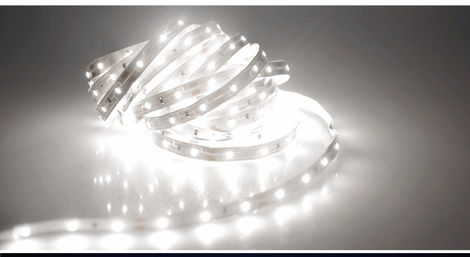 1pcs No waterproof SMD 2835 3528 RGB LED Strip light 5M DC12V String Ribbon lamp More Brighter than 3528 5050 5630 Tape Lampada