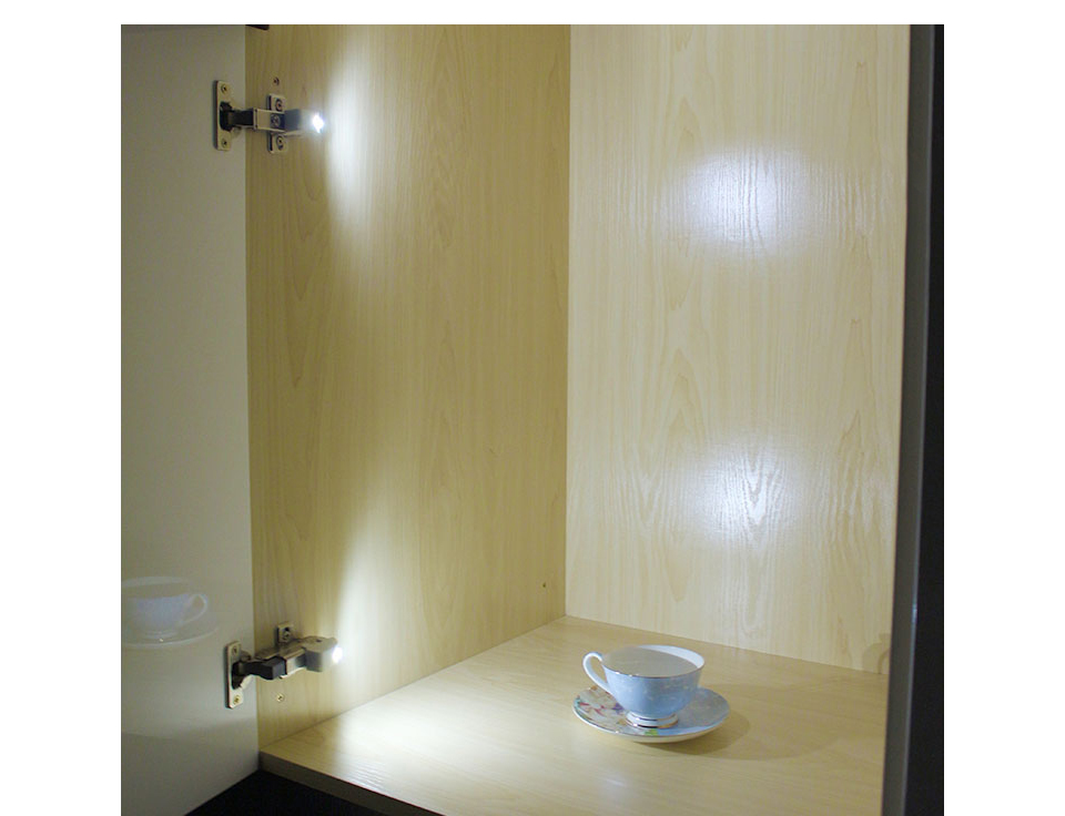 LED Hinge Night light Universal Inner Hinge LED Sensor Night light Cabinet Wardrobe Cupboard Door 3 LEDs lamp Auto Switch Bulb
