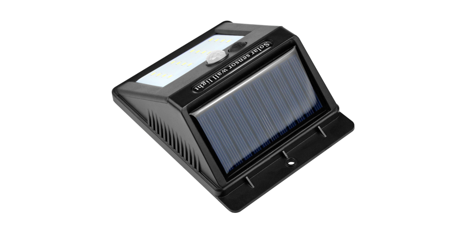 2PCS Waterproof 20LEDs PIR Motion Sensor Solar light solar panel power lamp Wall Security Auto On Off LED Outdoor Lighting