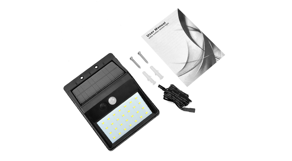 3 Modes 28LEDs Waterproof Outdoor Motion PIR Sensor Separable LED Solar light lamp Wall Security Night lamp Garden Bulb