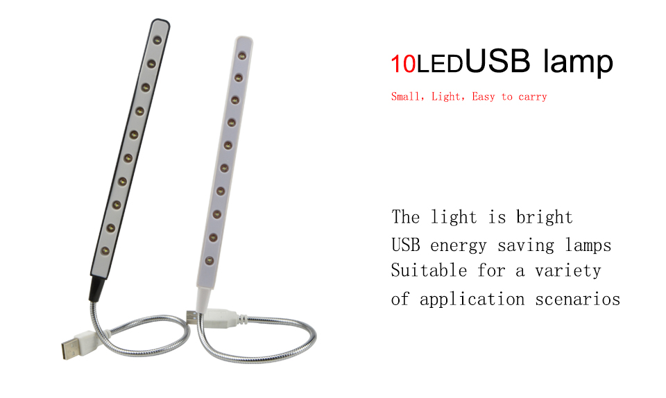 USB cable charger powered LED bulbs LED lamp Book lights 3 LEDs 5730 SMD Nightlight For Power Bank home Laptop Reading lighting
