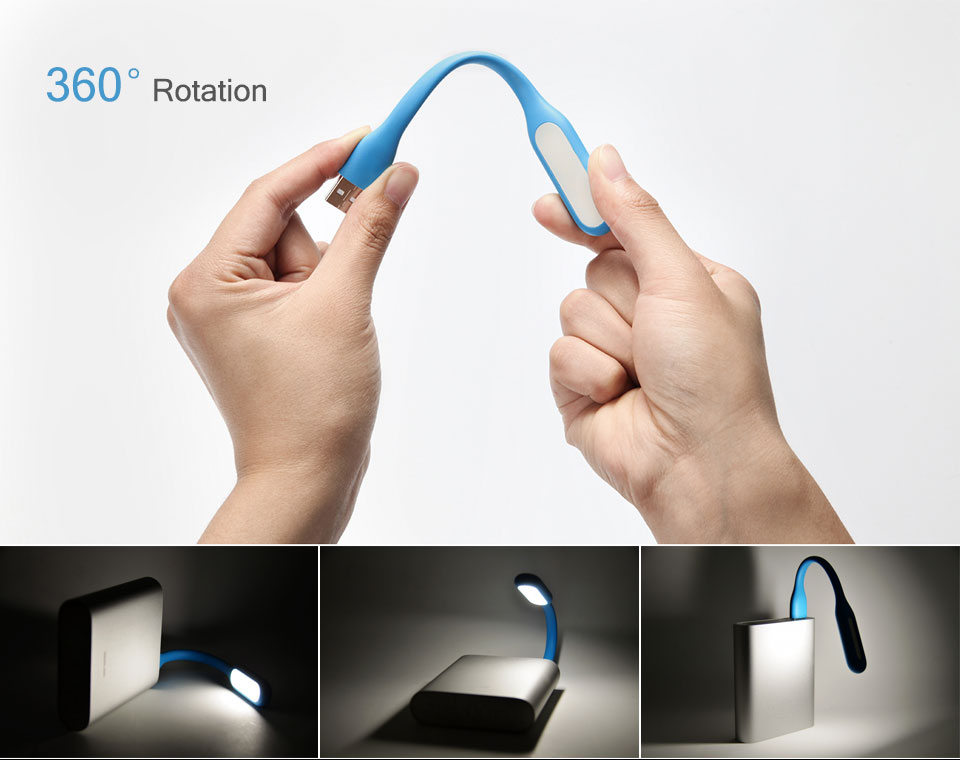 Portable USB Powered LED Night light USB cable chager LED light Desk Book Reading Ceiling lamp For Camping Emergency Bulb
