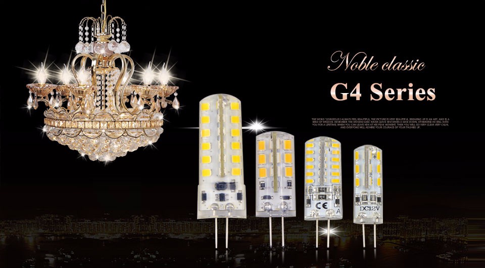 G4 3014 2835 SMD DC12V 24 48LEDs LED corn lamp Bulb Silicone Body Candle Chandelier Replace 20w 30W Halogen light