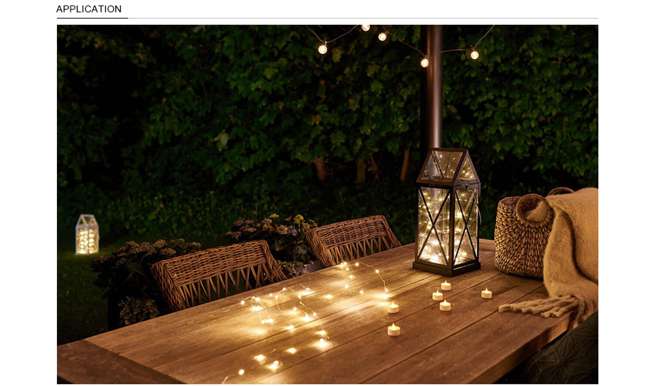10M 20M LED Solar light Outdoor holiday light LED Copper Wire String lamp Solar Power LED Light Wedding Party Outdoor Solar Lamp
