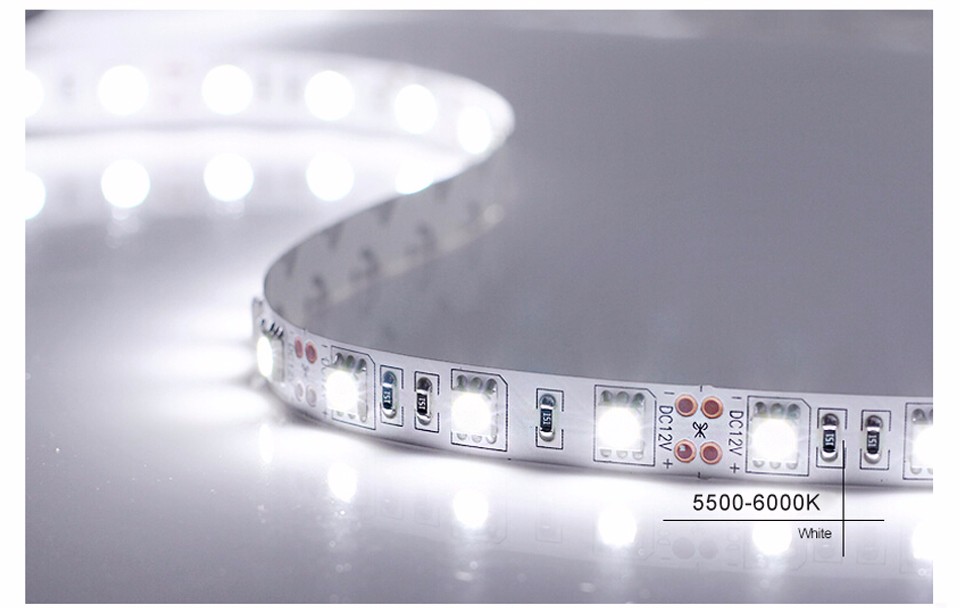 5M RGB 5050 SMD LED Strip light String Ribbon DC12V 300 LEDs Tape 44Keys IR Remote Controller For Indoor lamp Decor lighting