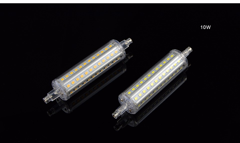 Dimmable 220V LED R7S Horizontal Plug Light lamp spot light 5W 10W 12W 15W 78mm 118mm 135mm 189mm For Floodlight spotlight Blub