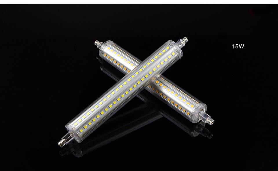 Dimmable 220V LED R7S Horizontal Plug Light lamp spot light 5W 10W 12W 15W 78mm 118mm 135mm 189mm For Floodlight spotlight Blub