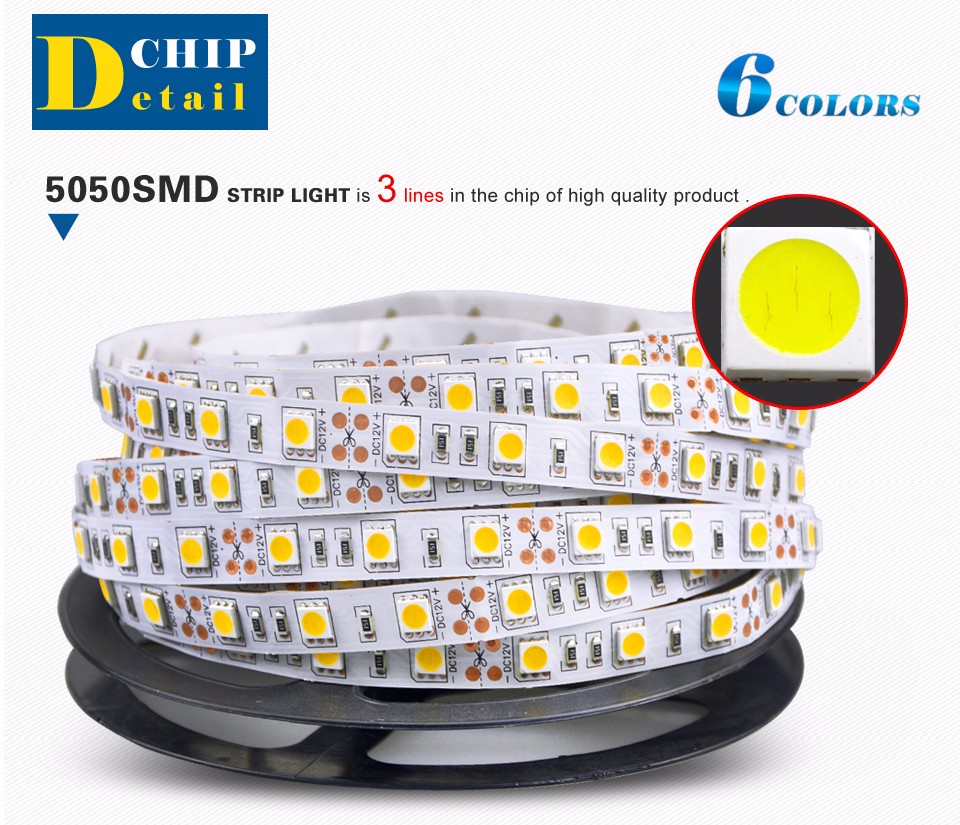 RGB LED Strip Light RGB 5050 SMD Flexible Ribbon fita led light