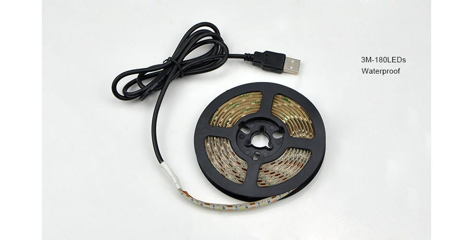 DC 5V USB charger RGB LED strip light 2835 SMD USB cable led light RGB LED lamp RF RGB remote control Decor light 1M 2M 3M 4M 5M