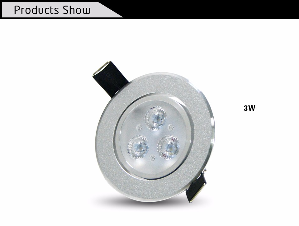 85 265V LED celling Spotlight with radiator Rectifier Driver 3W 5W 7W 9W 12W 15W 18W LED Recessed downlight Bulb spot Light Lamp