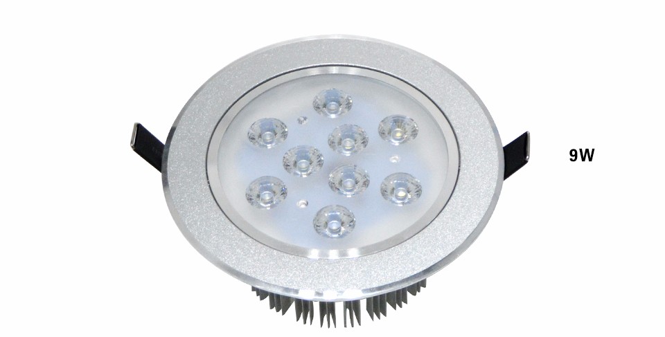LED Downlight 85 265V 3W 5W 7W 9W 12W 15W 18W LED Recessed Spot light Bulb Ceiling down Light Panel Lamp with Driver Lighting