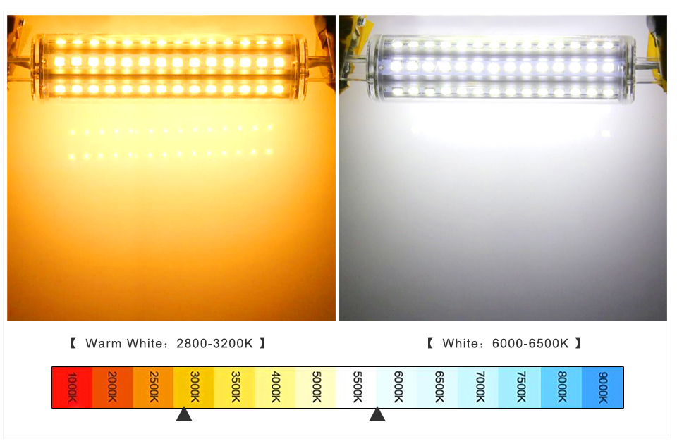 Waterproof Dimmable 220V Led Bulb R7S LED Corn Light 2835 SMD 78mm 118mm 135mm 189mm 7W 10W 12W 15W Floodlight spot light