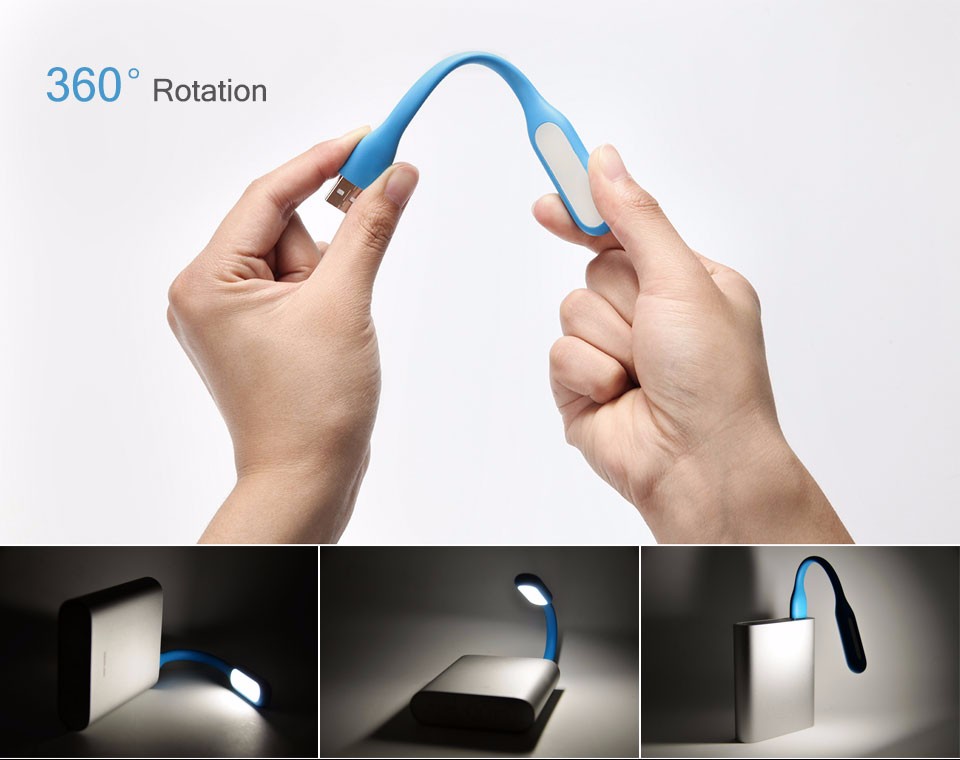 5Color Original Flexible USB LED Book light Night light lamp For Laptops Notebook Mobile Power Charger Camping Book Reading Bulb
