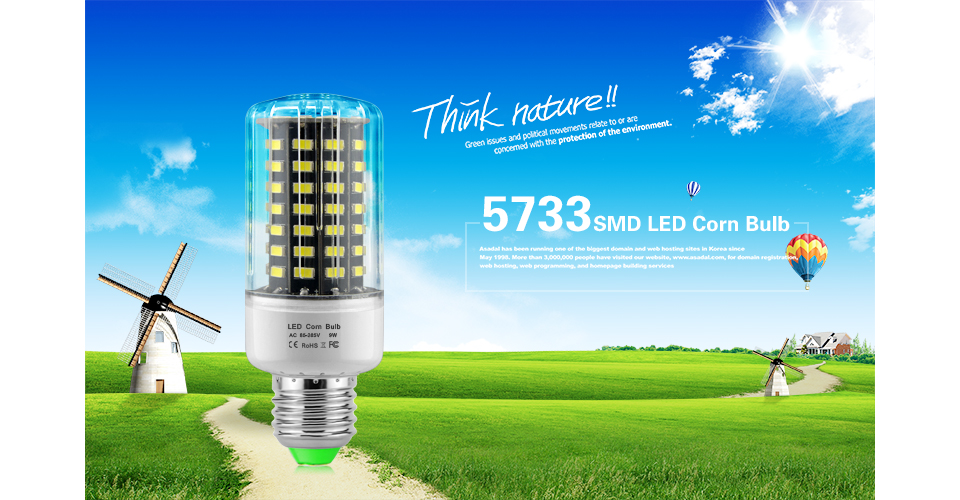 New No flicker 85 265V 110V 220V 5733 SMD LED bulb 5W 9W 15W 20W led light E27 E14 B22 LED lamp Home Lighting warm white lampada