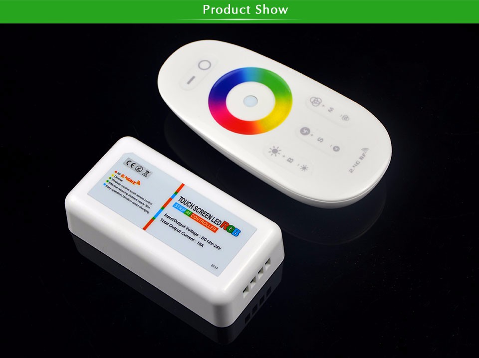 2.4G Wireless RF Remote Controller RGB Dimmers DC12 24V For 5050 3528 Led Flexible Strip Light lamp Downlight