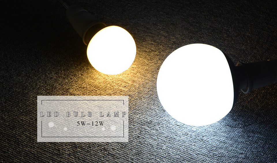 High Lumen 5730 SMD E27 5W 7W 9W 12W LED Spotlight Bulb AC85 265V 110V 220V Global Bulbs LED lamp For Home lighting R60 R70 R90